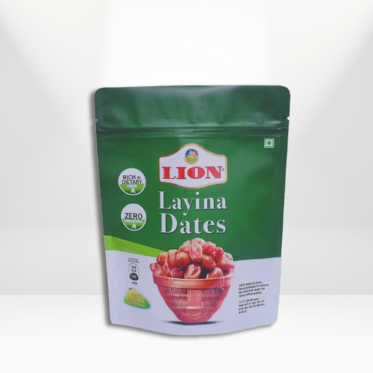 Lion Layina Dates 500g | Premium Sweet, Seedless, Energy-Rich Snack for All Ages  | iB