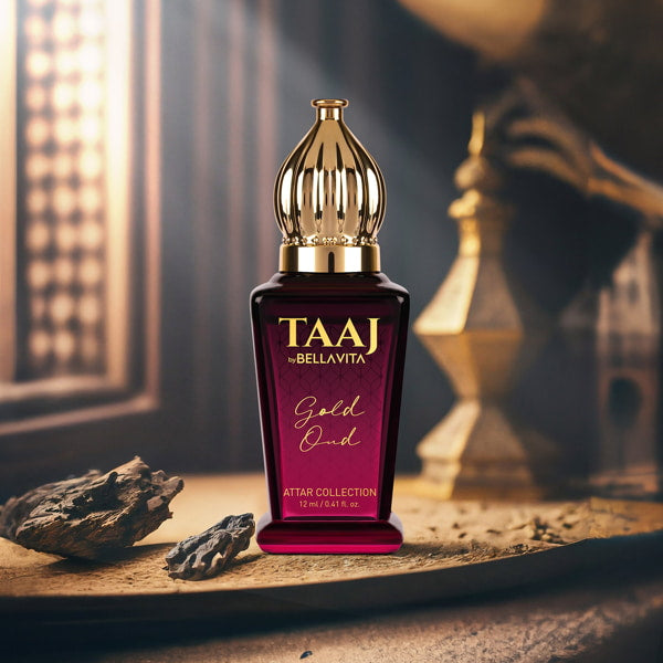 Bella Vita TAAJ Gold OUD Attar - 12ml | iB