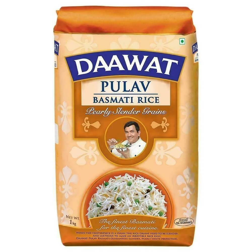 Daawat Pulav Basmati Rice 1 Kg – Premium, Aromatic, Long-Grain Rice for Pulav Lovers | iB